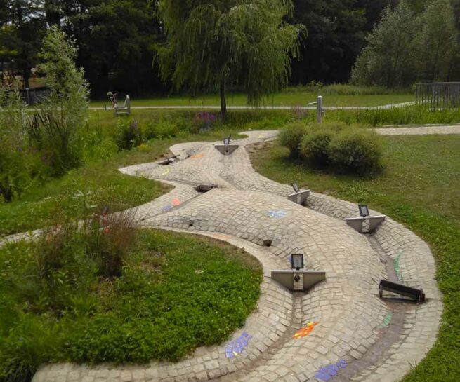 Welsch und Egger Landschaftsarchitekten Bauherr: Regens Wagner Stiftung Zell Projekt: Begegnungspark Zell mit blindengerechter Hauptwegeführung