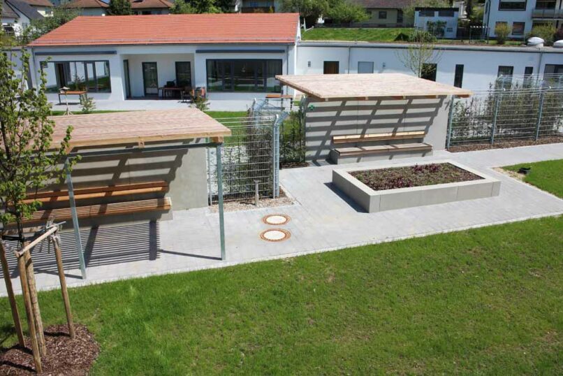 Welsch und Egger Landschaftsarchitekten Bauherr: Regens Wagner Michelfeld: Projekt: Neubau eines Wohnheims und einer Förderstätte für je 24 Menschen mit Behinderung in Königstein